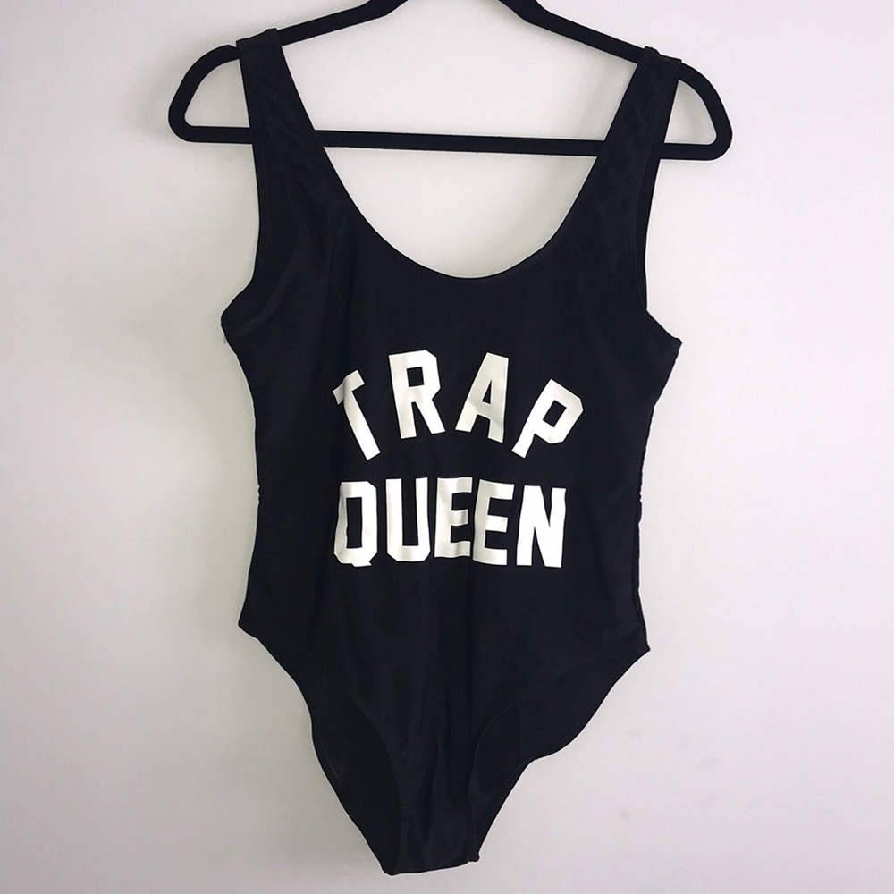 NWOT Trap queen one piece bathing suit